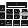Kit restaurar botões elevadores dos vidros Audi A3 - Windows switch